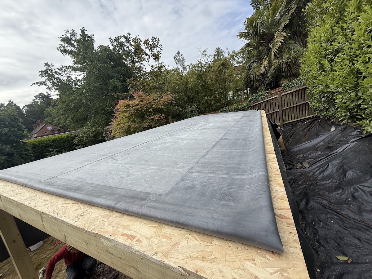 Completed flat roof by PWA Roofing