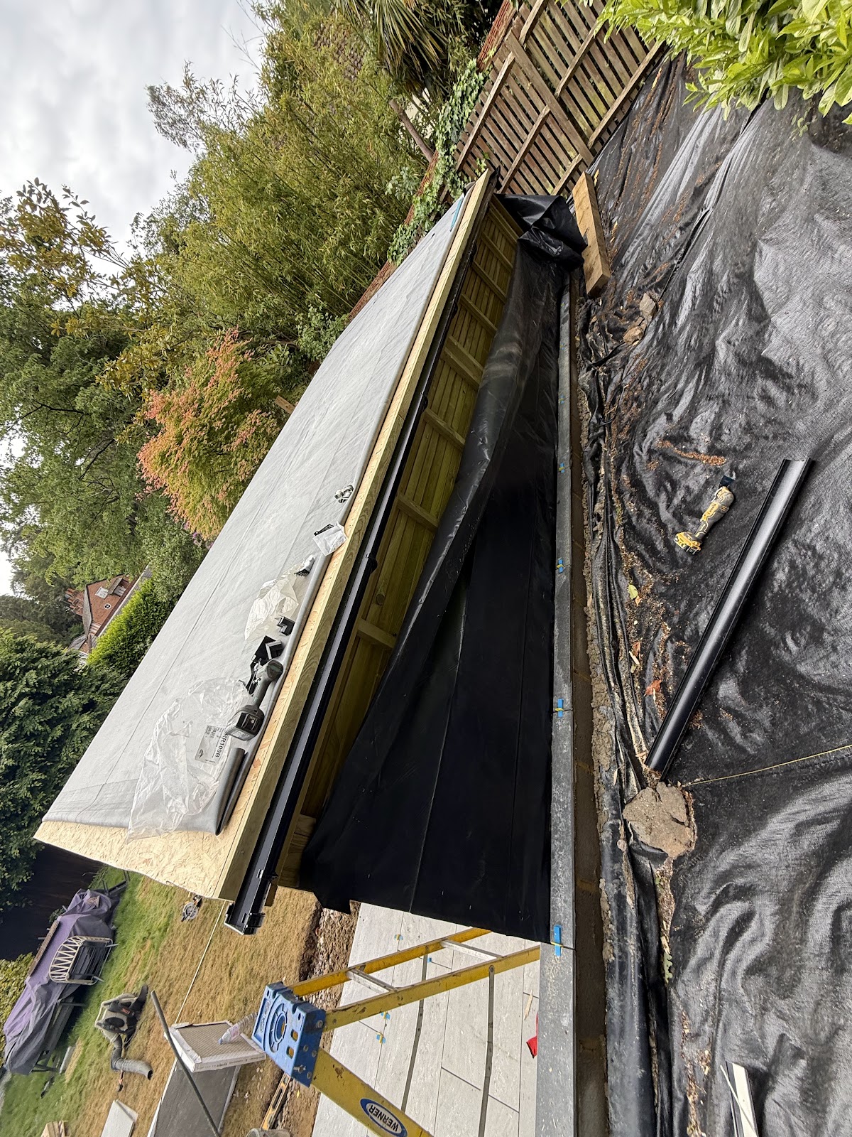 Flat roofing project